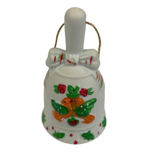 JC Penney Twelve Days Of Christmas Ornament Bell Two Turtle Doves - Picture 1 of 7